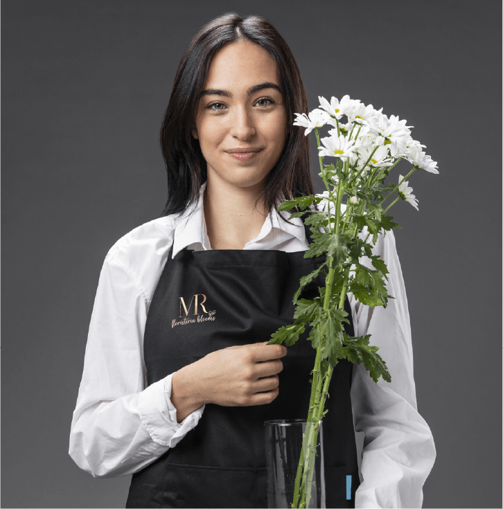 Mockup de MR Floristería Blooms