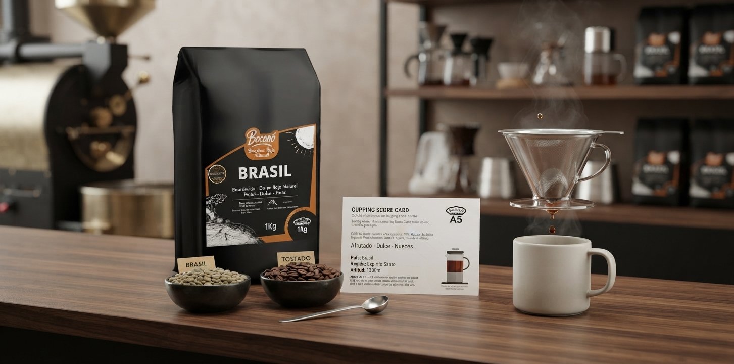 Mockup de Boconó | Specialty Coffee