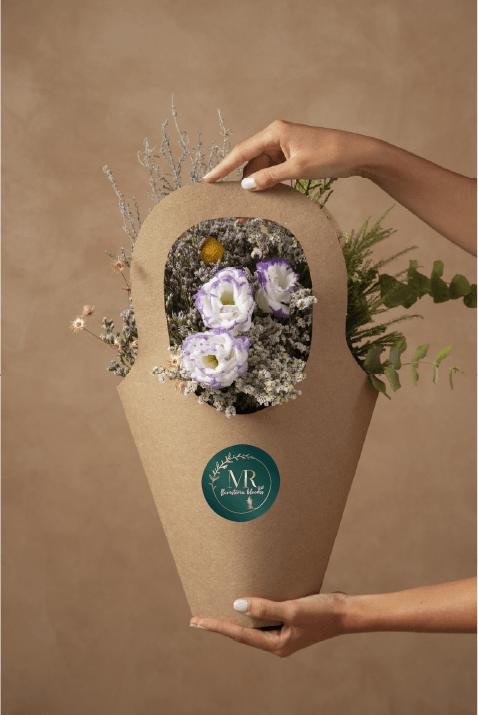 Mockup de MR Floristería Blooms